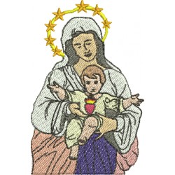 Nossa Senhora do Sagrado Coração - Três Tamanhos