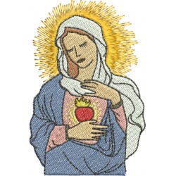Nossa Senhora do Sagrado Coração 03 - Três Tamanhos