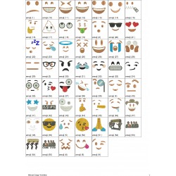 Pacote de Bordados Emojis