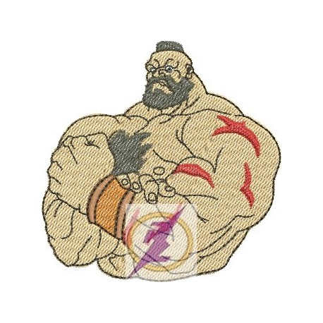 Bordado Zangief 03