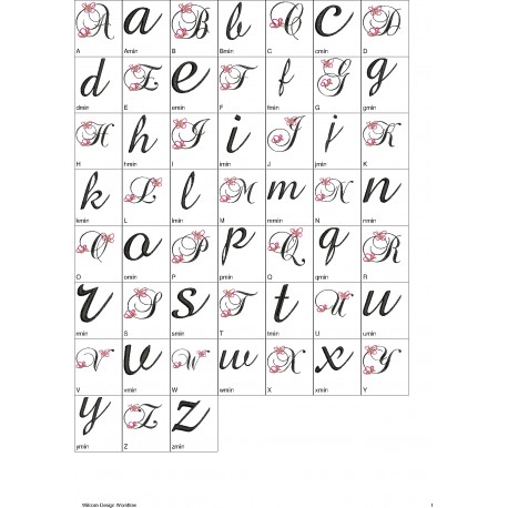 Alfabeto Borboleta Completo (A-Z) Letras Maiúsculas e Minúsculas