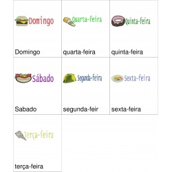 Pacote de Bordado Lanches - Semaninha