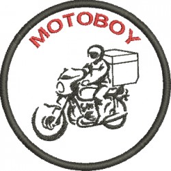 Matriz de Bordado Motoboy 01