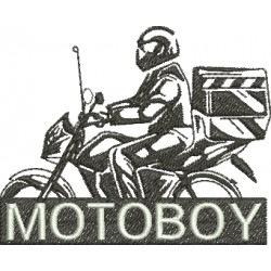 Matriz de Bordado Motoboy 01