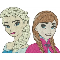 Elsa e Ana 07 - Três Tamanhos