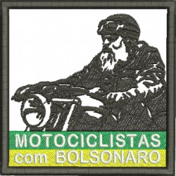Motociclistas com Bolsonaro