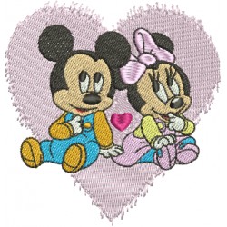 Baby Mickey & Minnie 02 - Três Tamanhos