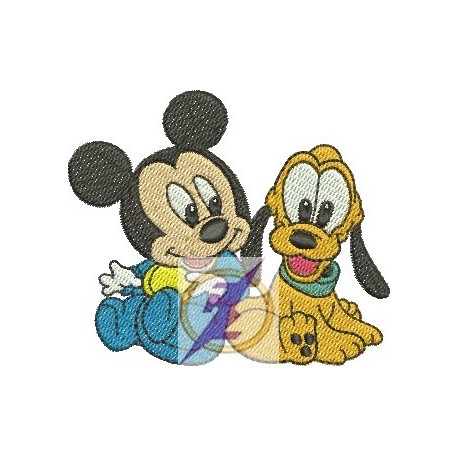 Baby Mickey & Pluto 02