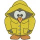 Pinguin na Capa de Chuva 03