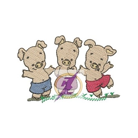 Os Três Porquinhos 02 - Três Tamanhos