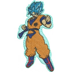 Goku Super Saiyajin Blue 02 - Três Tamanhos