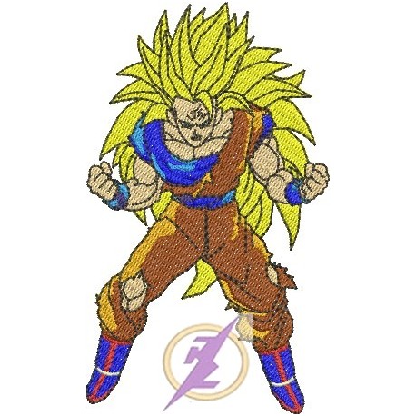 Desenho, Chibi Goku Super Saiyajin 3