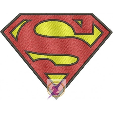 Bordado Símbolo do Super Homem 01 - Grande