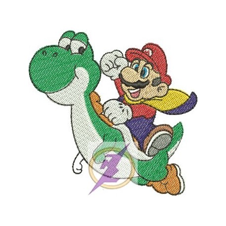 Baby Mario and Papa Yoshi