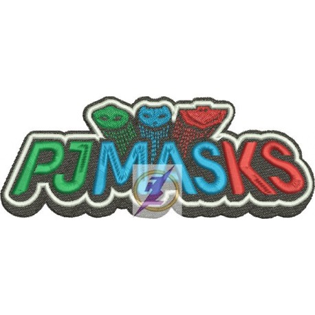 Logo PJ Masks 08 - Três Tamanhos