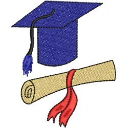 Chapéu de Formatura e Diploma