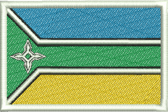 matriz de bordado Bandeira do Amapá - Três Tamanhos