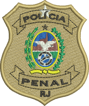 matriz de bordado Polícia Penal do Estado do Rio de Janeiro