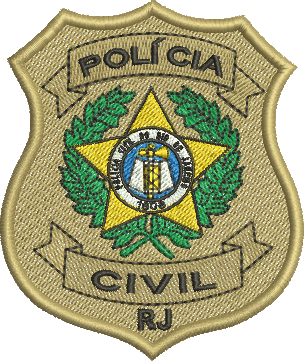 matriz de bordado Polícia Civil do estado do Rio de Janeiro