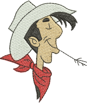 matriz de bordado Lucky Luke 01