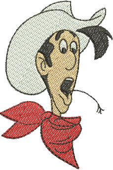 matriz de bordado Lucky Luke 02