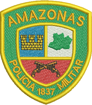 matriz de bordado Policia Militar do Amazonas