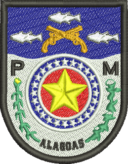 matriz de bordado Polícia Militar do Estado de Alagoas