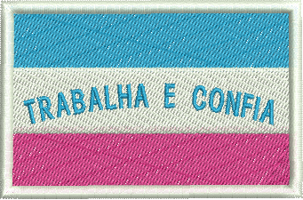 matriz de bordado Bandeira do Estado do Espírito Santo - 03 Tamanhos