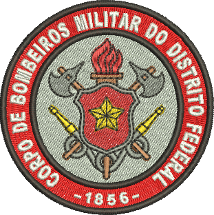 matriz de bordado Bombeiro Militar do Distrito Federal