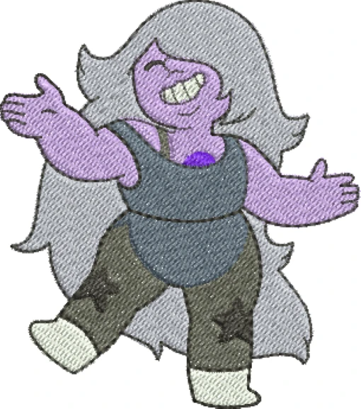 Visualização da Matriz de bordado Amethyst 02