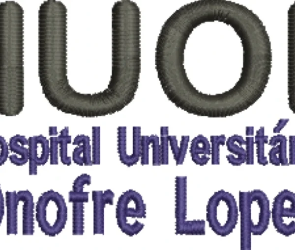 Visualização da matriz de bordado Hospital Universitário Onofre Lopes