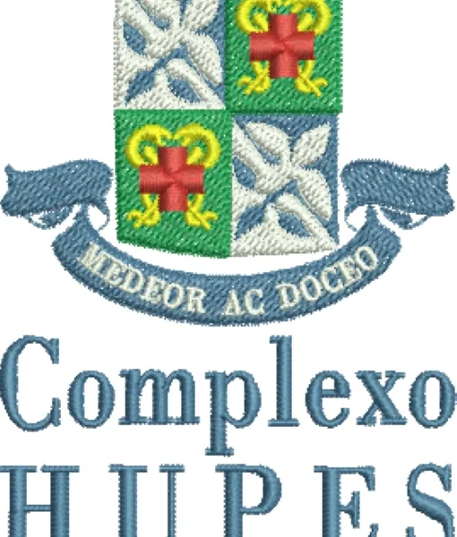 Visualização da matriz de bordado Complexo HUPES