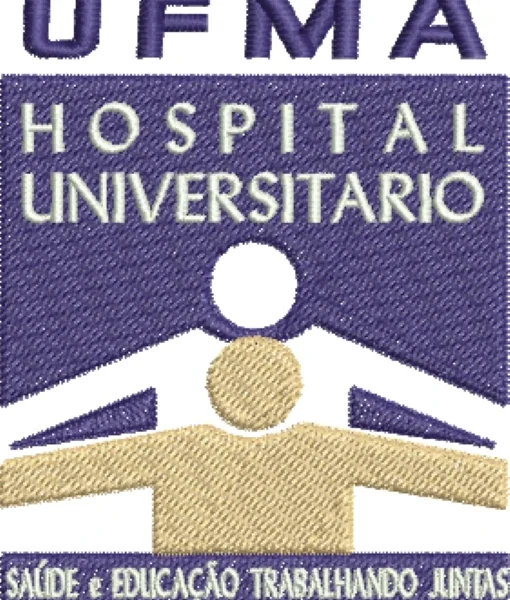 Visualização da matriz de bordado Hospital Universitário da Universidade Federal do Maranhão