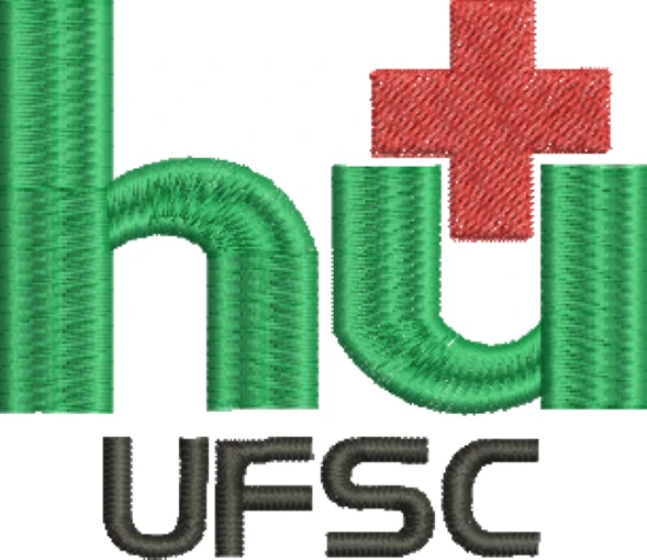 Visualização da matriz de bordado Hospital Universitário UFSC