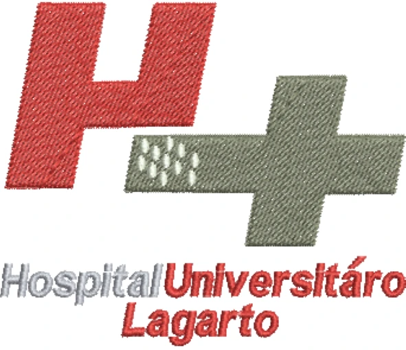 Visualização da matriz de bordado Hospital Universitário de Lagarto