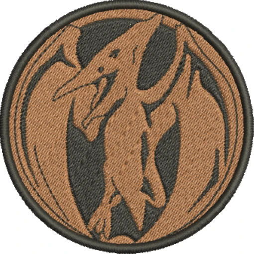 Visualização da Matriz de Bordado Logo Pink Ranger