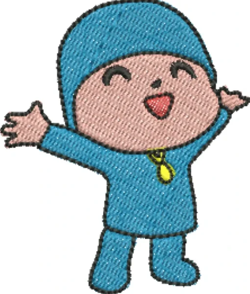 Visualização da Matriz de Bordado Pocoyo 01