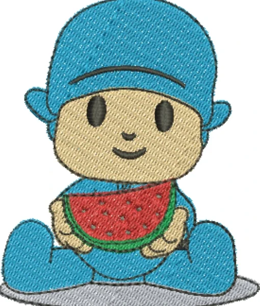 Visualização da Matriz de Bordado Pocoyo 07