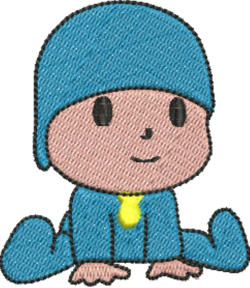 Visualização da Matriz de Bordado Pocoyo 09