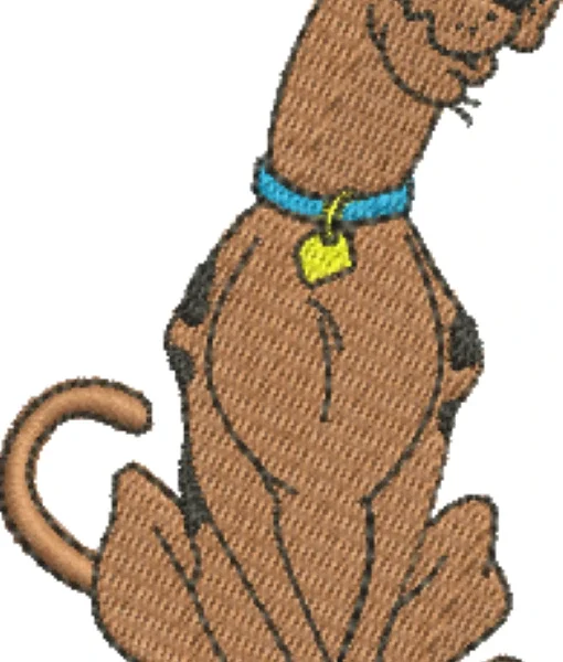 Visualização da matriz de bordado Scooby-Doo 01