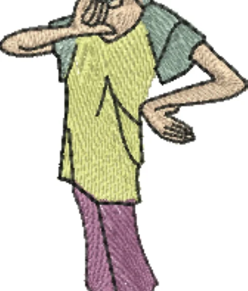 Visualização da Matrizs de Bordado Scooby-Doo 07