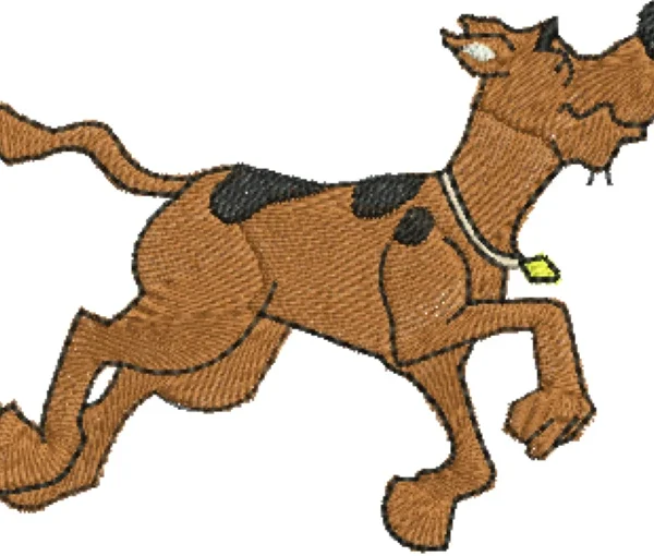 Visualizaão da matriz de bordado Scooby-Doo 08