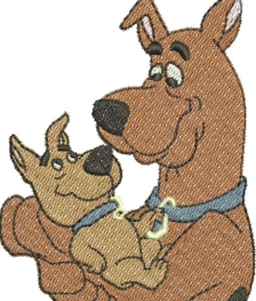 Visualização da matriz de bordado Scooby-Doo 09