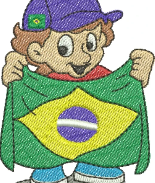 Visualização da Matriz de Bordado Senninha 03