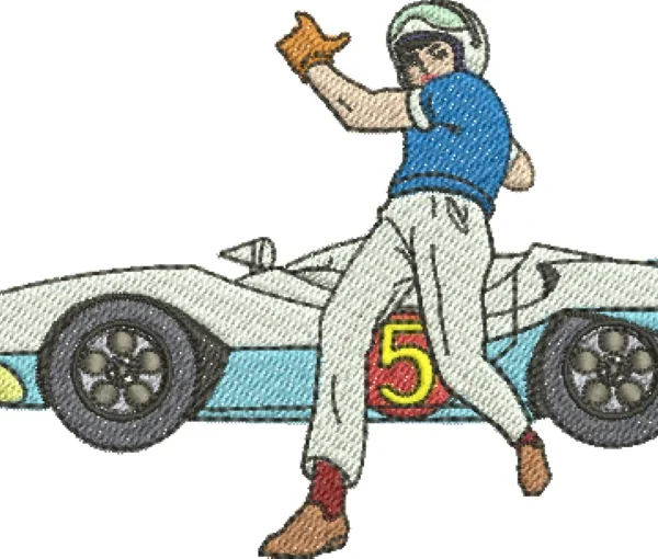 Visualização da Matriz de bordado Speed Racer 01