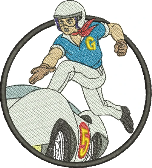 Visualização da Matriz de bordado Speed Racer 07