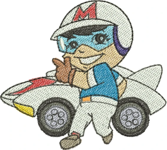 Visualização da Matriz de bordado Speed Racer 09