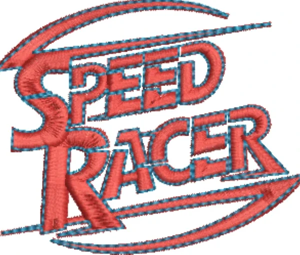 Visualização da Matriz de bordado Logo Speed Racer