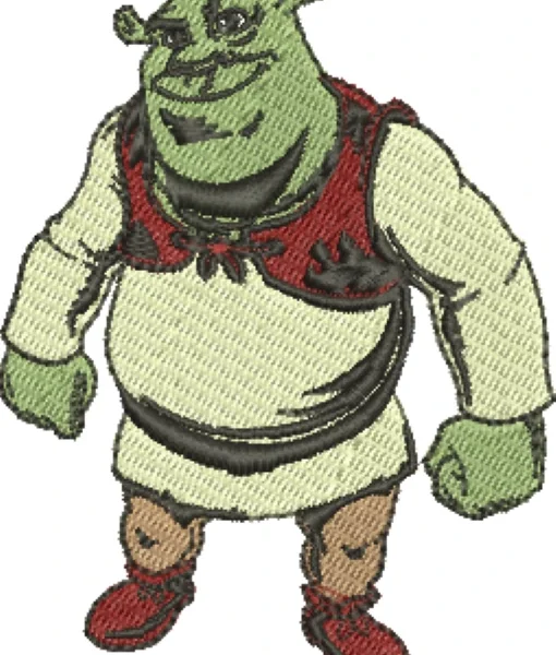 Visualização da matriz de bordado Shrek 01