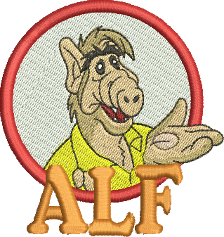 matriz de bordado ALF - O Eteimoso 00 - Três Tamanhos